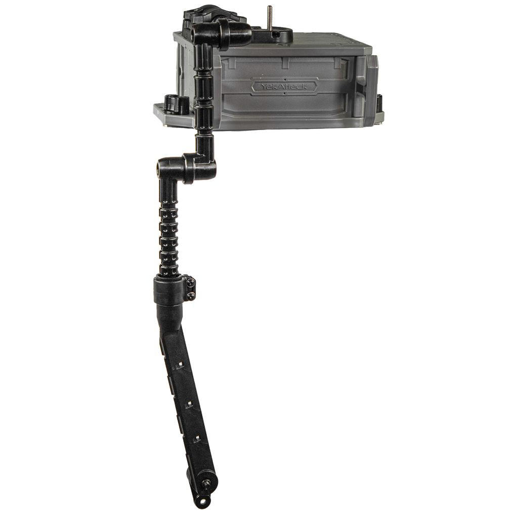 YakAttack® CellBlok Fish Finder Mount Combo Pack Battleship Grey