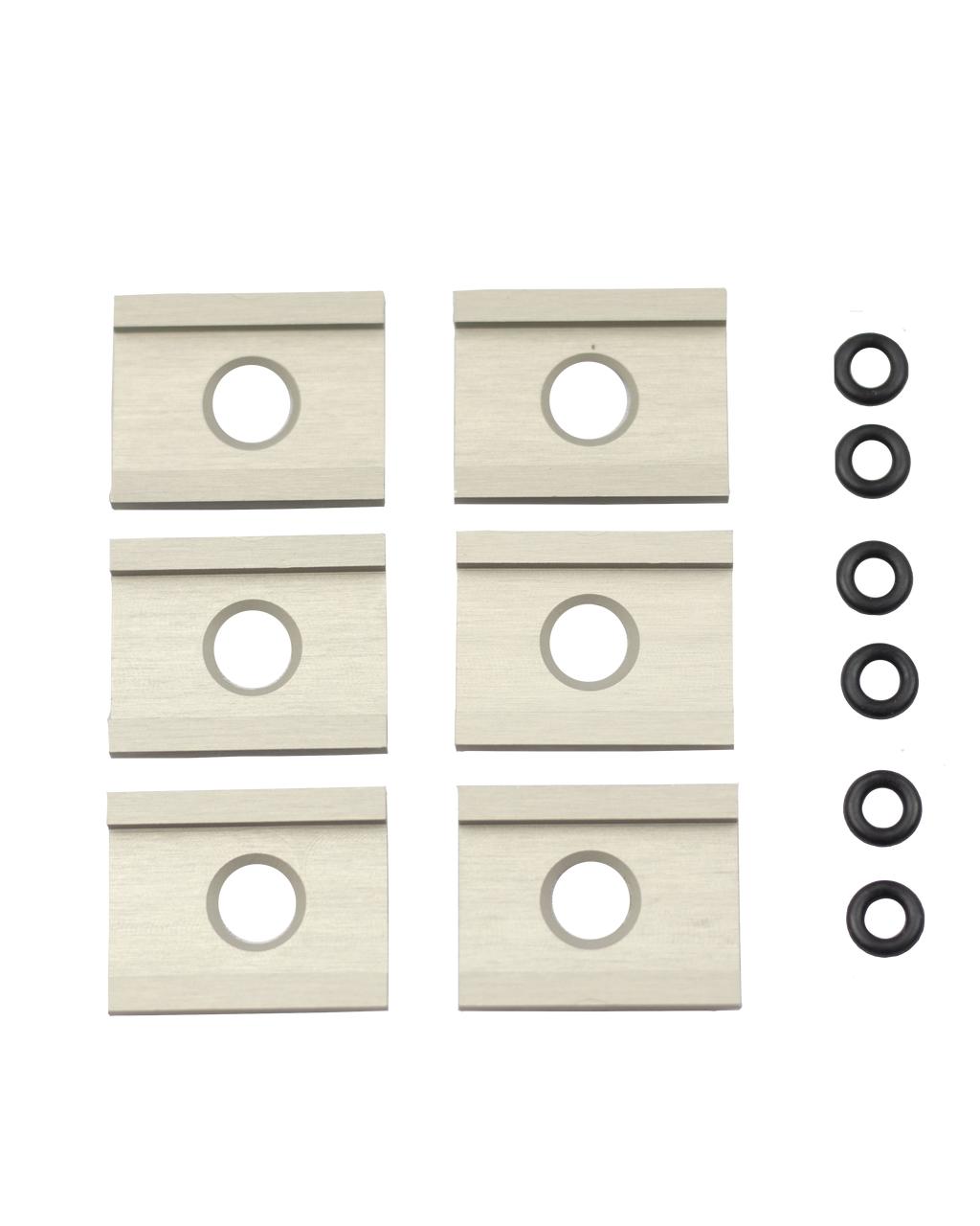 YakAttack® FeelFree UniTrack Adapter - 6 Pack - Kayak Fishing Gear