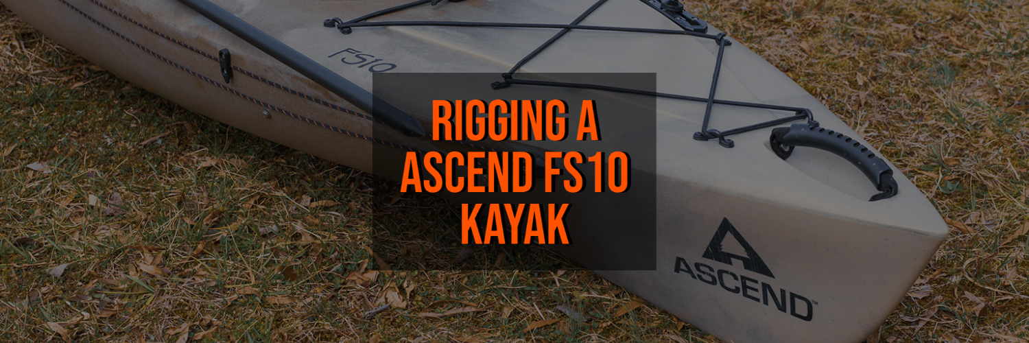 Ascend FS10 Titanium Sit-In Angler Kayak Fishing Package