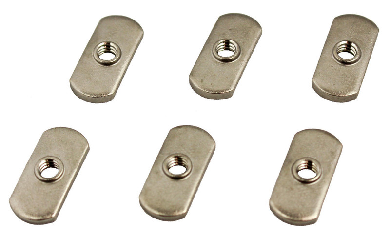 【B542】 ヤダ・ヤダ / フィンガリッキン・グッド YakAttack® 1/4-20 Track Nut, 6 Pack - Kayak Fishing Essentials