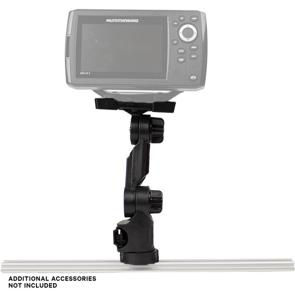 YakAttack  Humminbird Helix Fish Finder Mount with Track Mounted  LockNLoad Mounting System