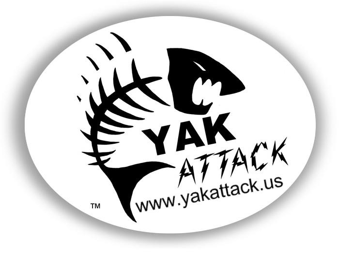 YakAttack® 18 Decal - Kayak Fishing Essentials