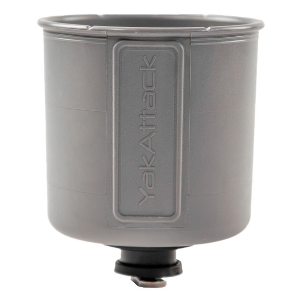 YakAttack® - MultiMount Cup Holder in Battleship Grey - Kayak