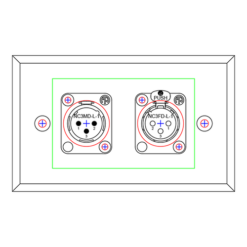 SP-1DFN1DMN Wall Plate