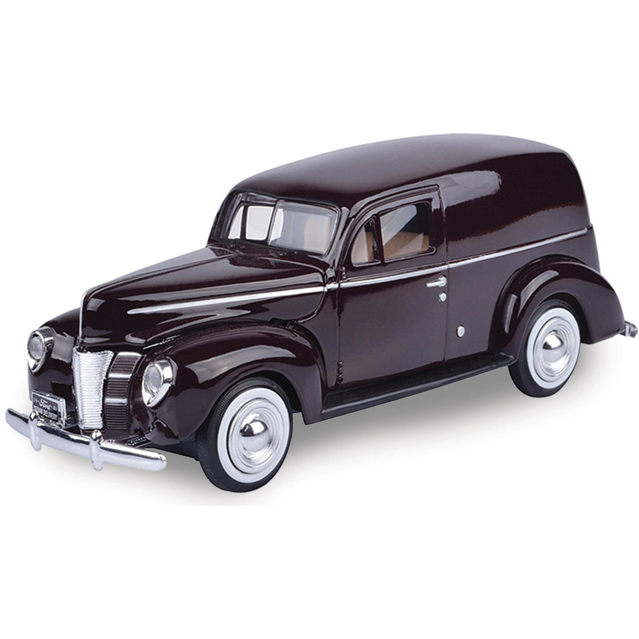 1940 Ford Sedan Delivery-Burgundy 1:24 Scale Diecast Replica Model by  Motormax