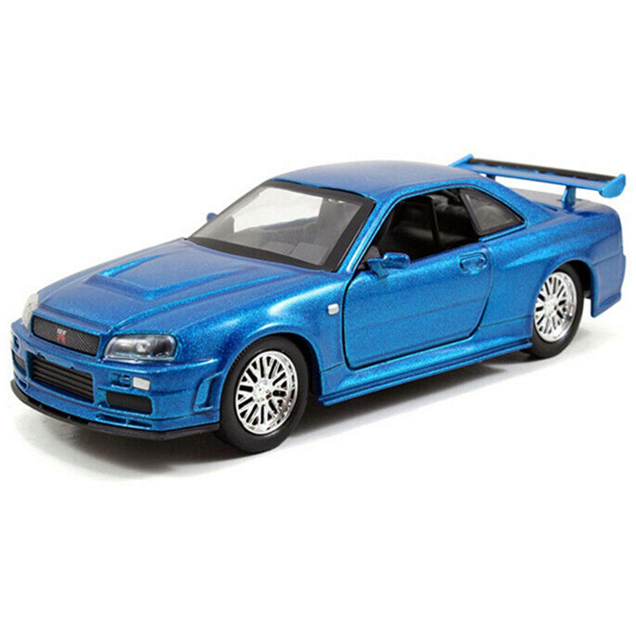 Fast and Furious Brian's Nissan Skyline GT-R R34 1:24 Scale Die-Cast Metal  Vehicle