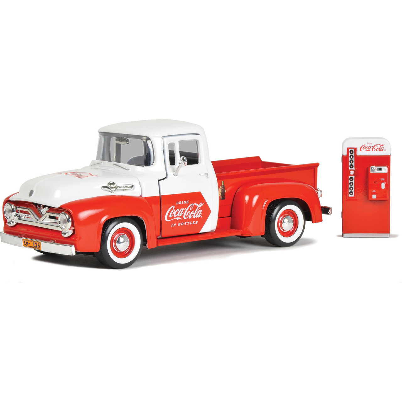 1955 Coca-Cola Ford F-100 Pickup with Coke Vending Machine