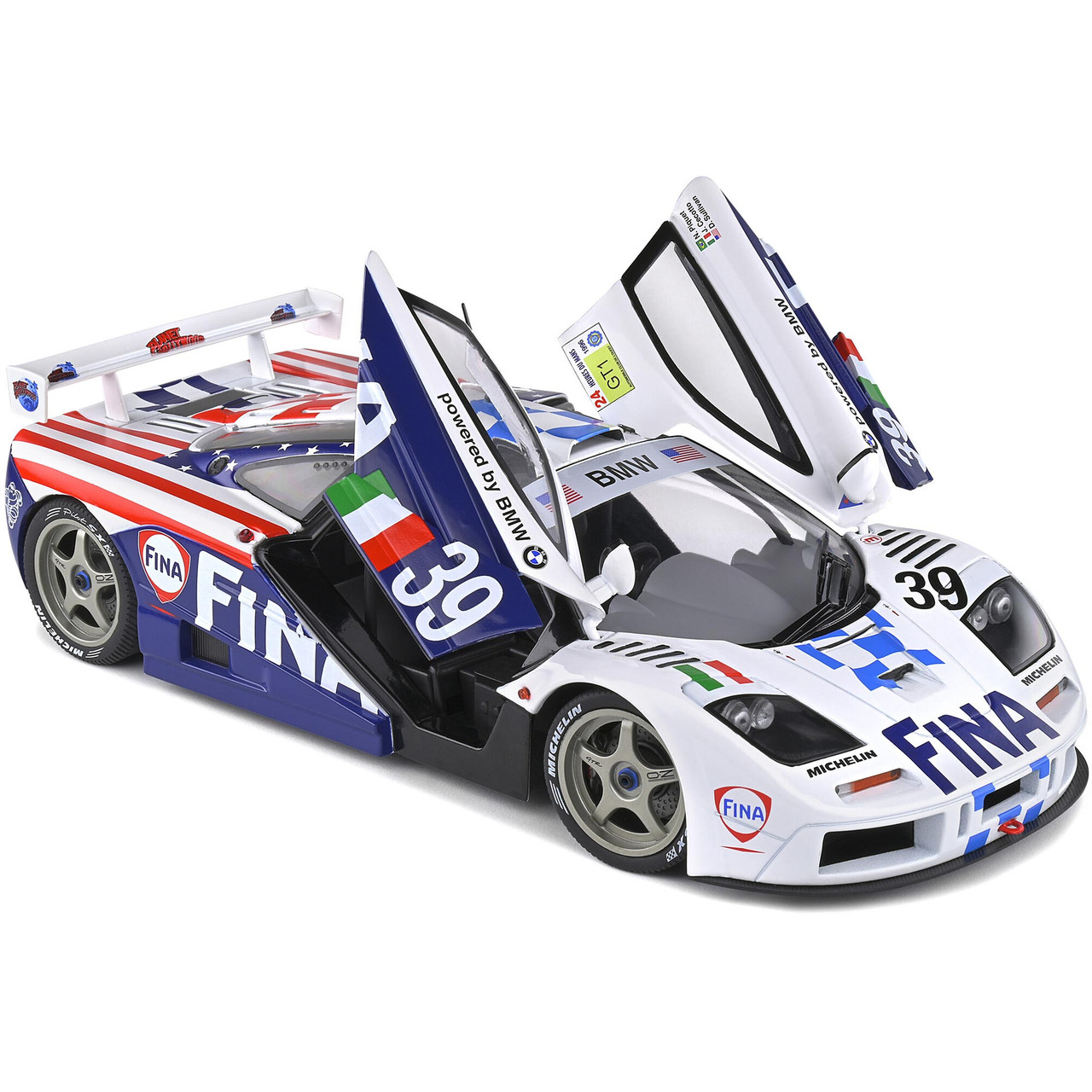 1996 McLaren F1 #39 GTR Short Tail - Le Mans 24 Hours 1:18 Scale