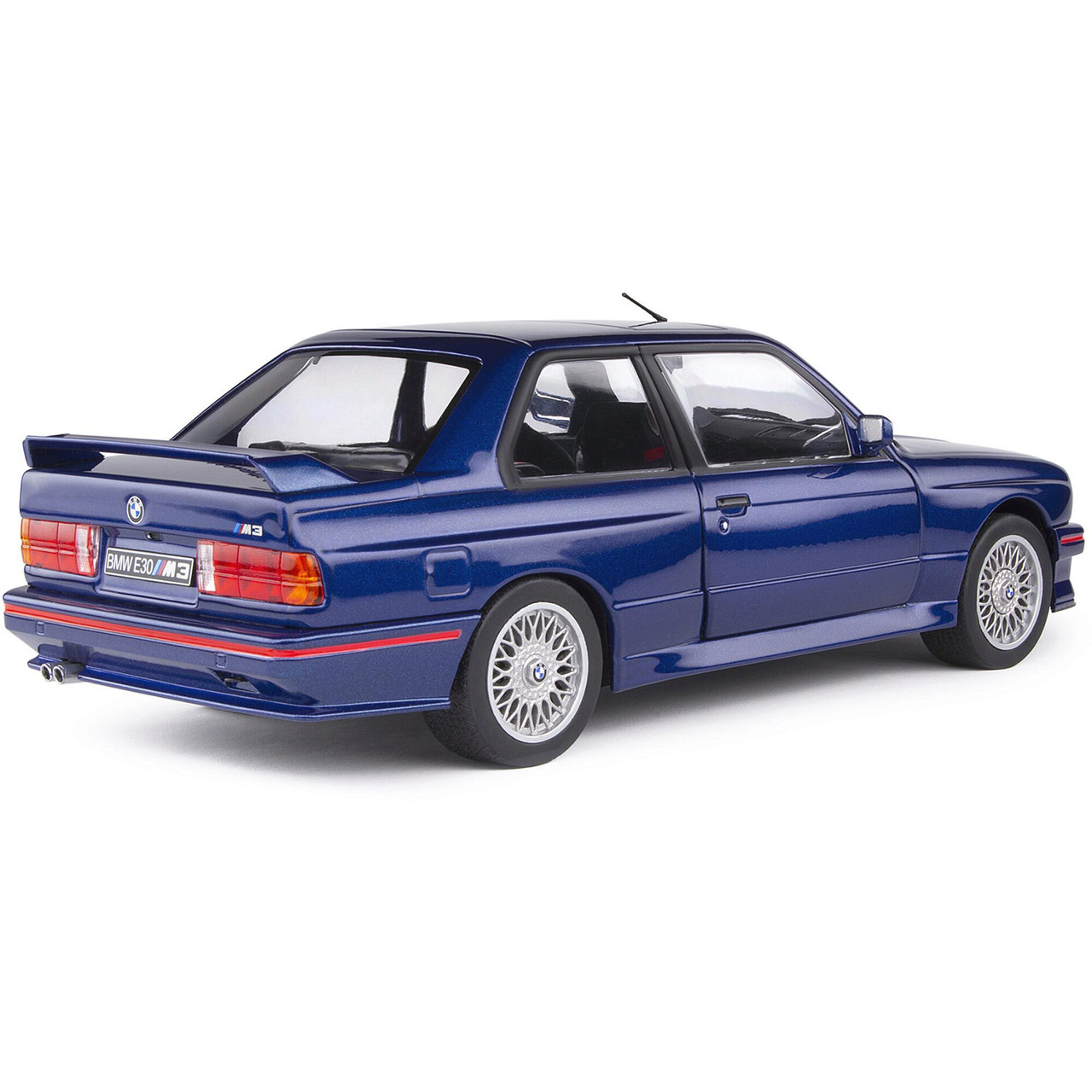 1990 BMW E30 M3 Mauritius Blue Diecast Model Car