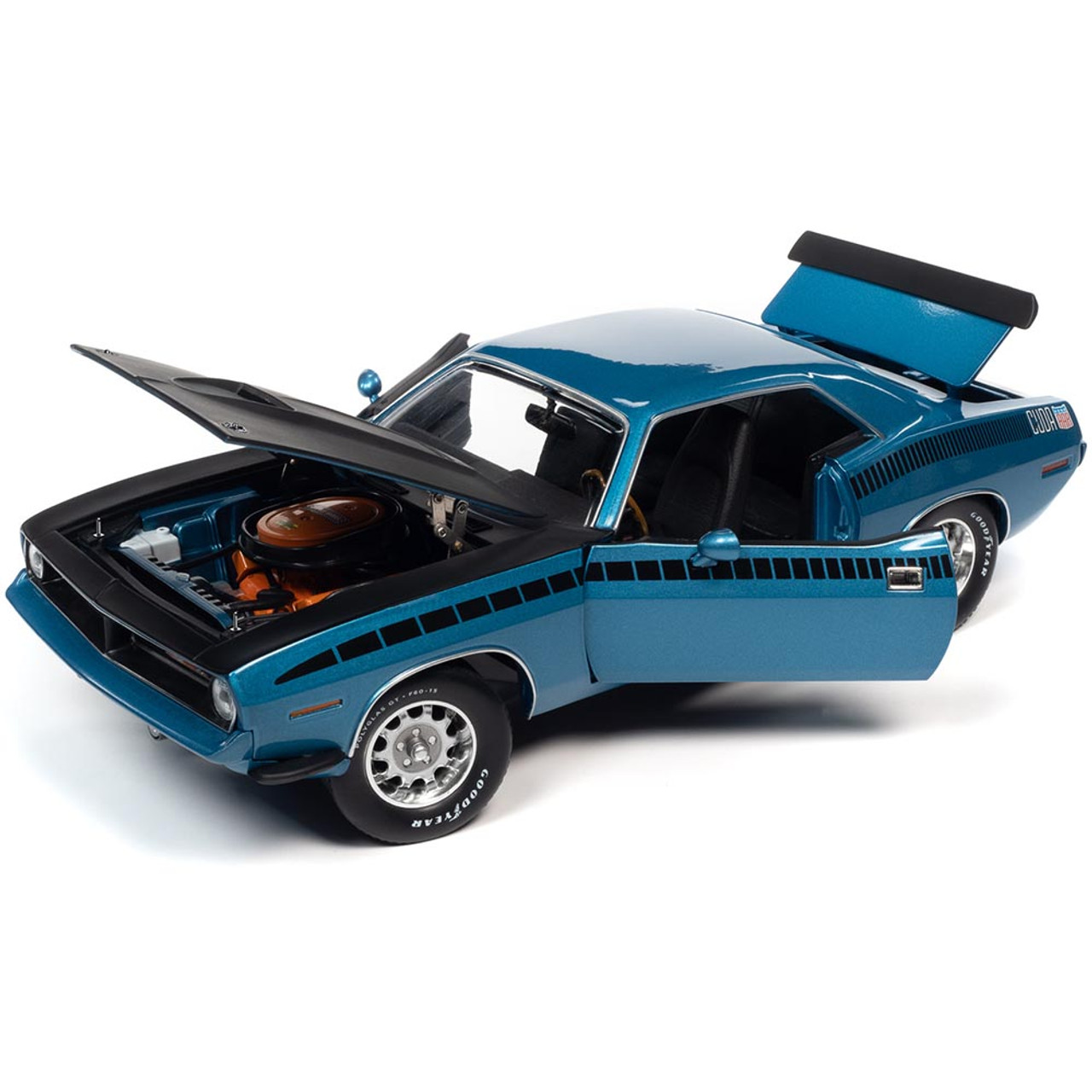 1970 Plymouth AAR Cuda 340 Six-Pack 1:18 Scale Diecast Replica Model by  American Muscle - Ertl