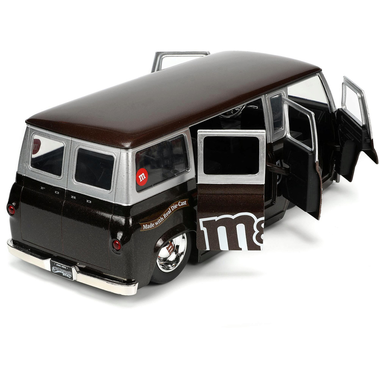 1965 Ford Econoline Van with Red M&M Figure Hollywood Ride | Jada Toys
