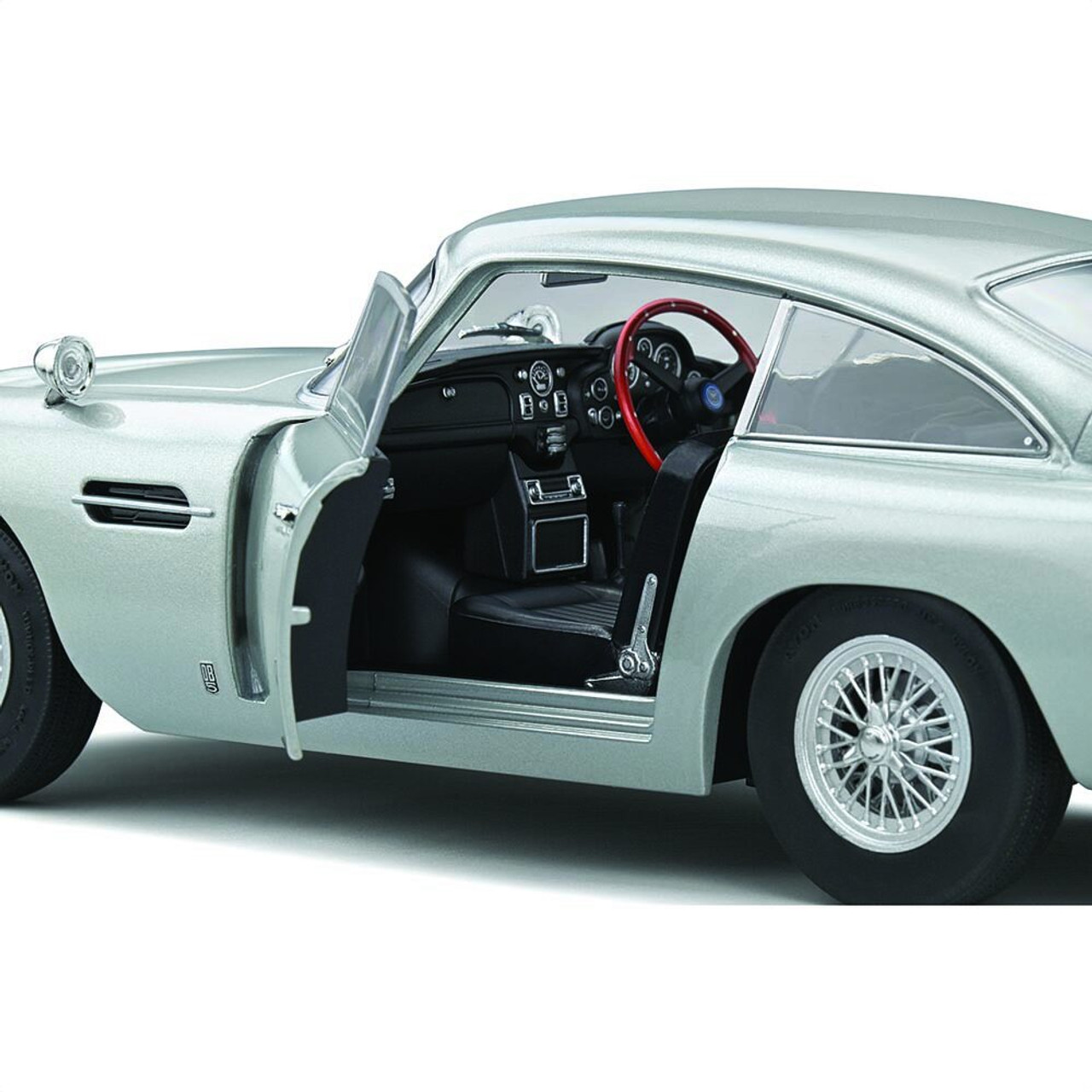 1964 Aston Martin DB5 - Silver Birch 1:18 Scale Diecast Model by