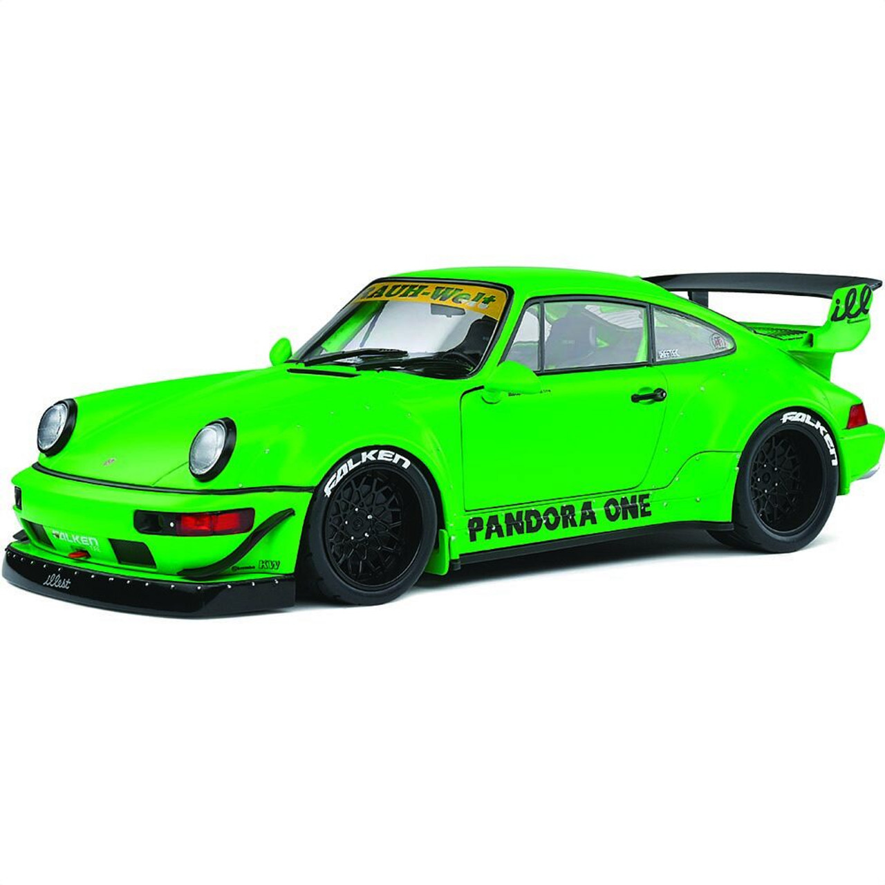 RWB Porsche 911 / 964 Pandora One Green Diecast Model Car | Solido