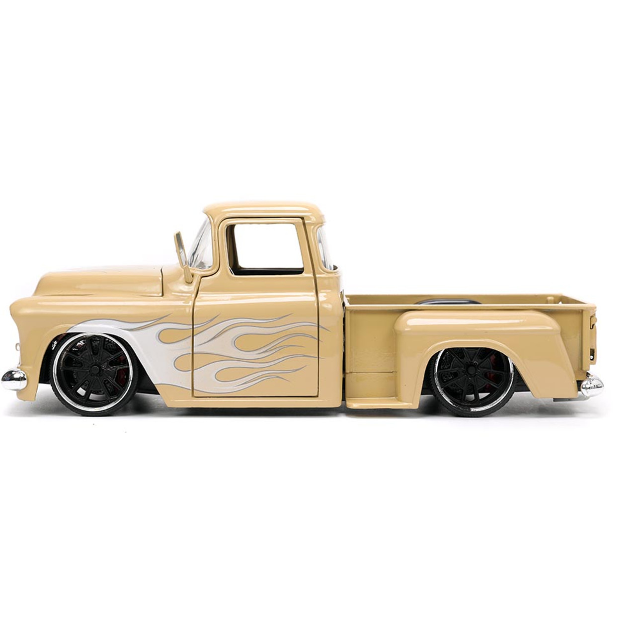 1955 Chevy Stepside - Just Trucks w/ Tire Rack 1:24 Scale Diecast Model  Truck by Jada Toys