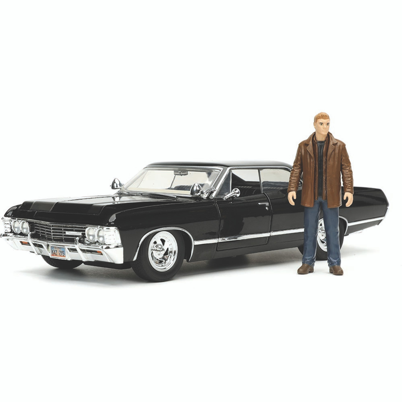 1967 Supernatural Chevy Impala SS w/Dean Winchester Figure 1:24 Scale  Diecast Replica Model by Jada Toys