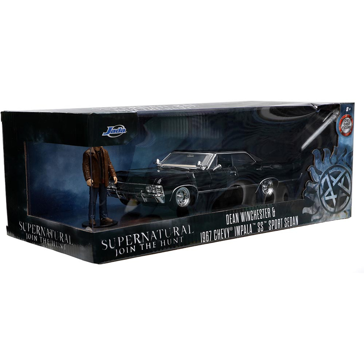 1967 Supernatural Chevy Impala SS w/Dean Winchester Figure 1:24