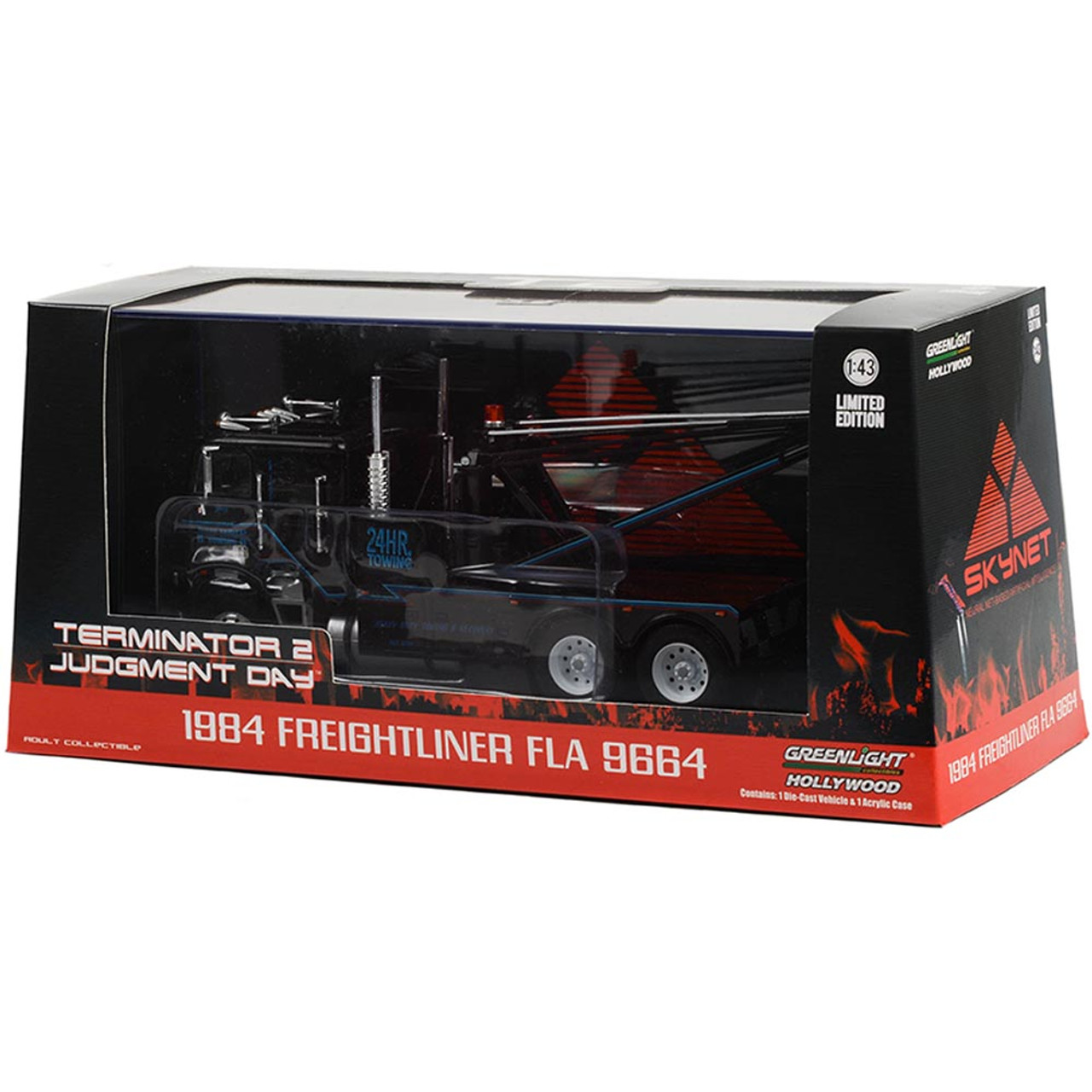 Terminator 2 1984 Freightliner FLA 9664 Wrecker | Greenlight