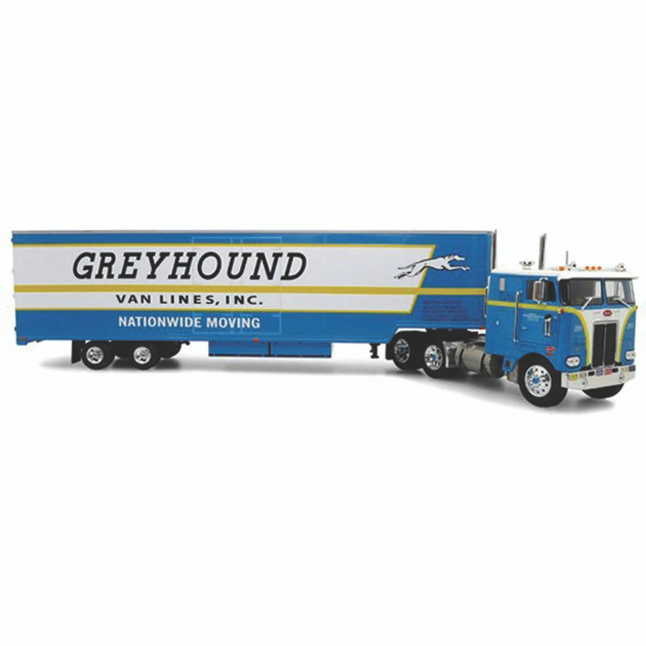 Peterbilt 352 COE Greyhound Van Lines Moving Truck 1:43 Scale Diecast Model  Truck by Iconic Replicas