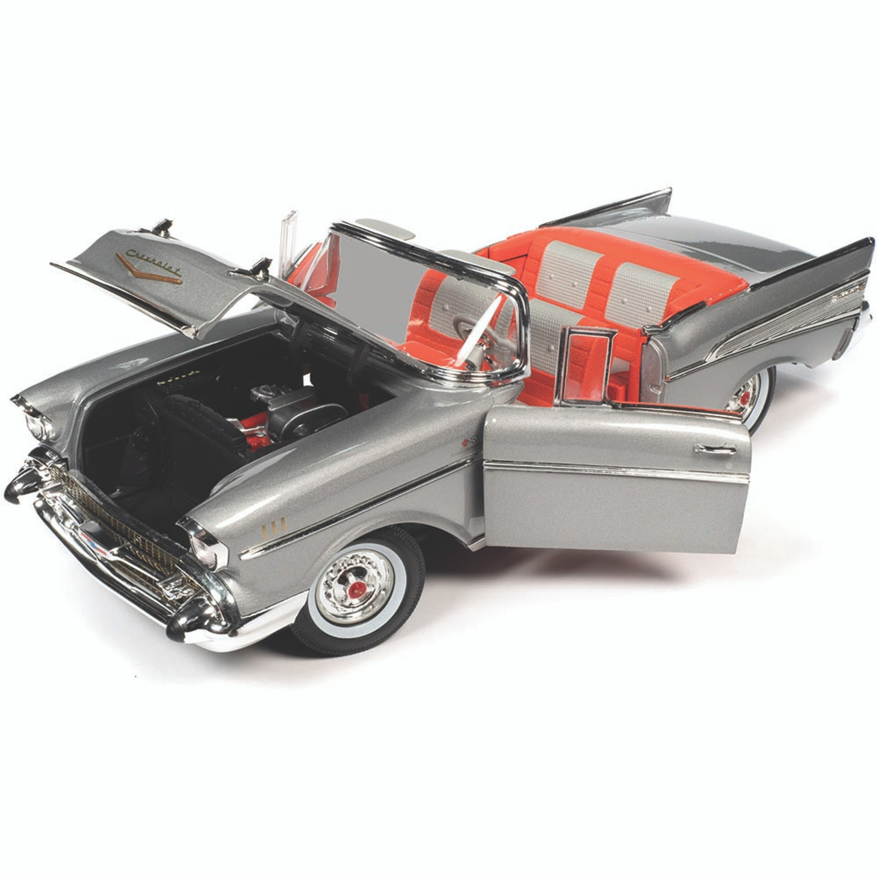 1957 Chevrolet Bel Air Convertible Inca Silver | Auto World