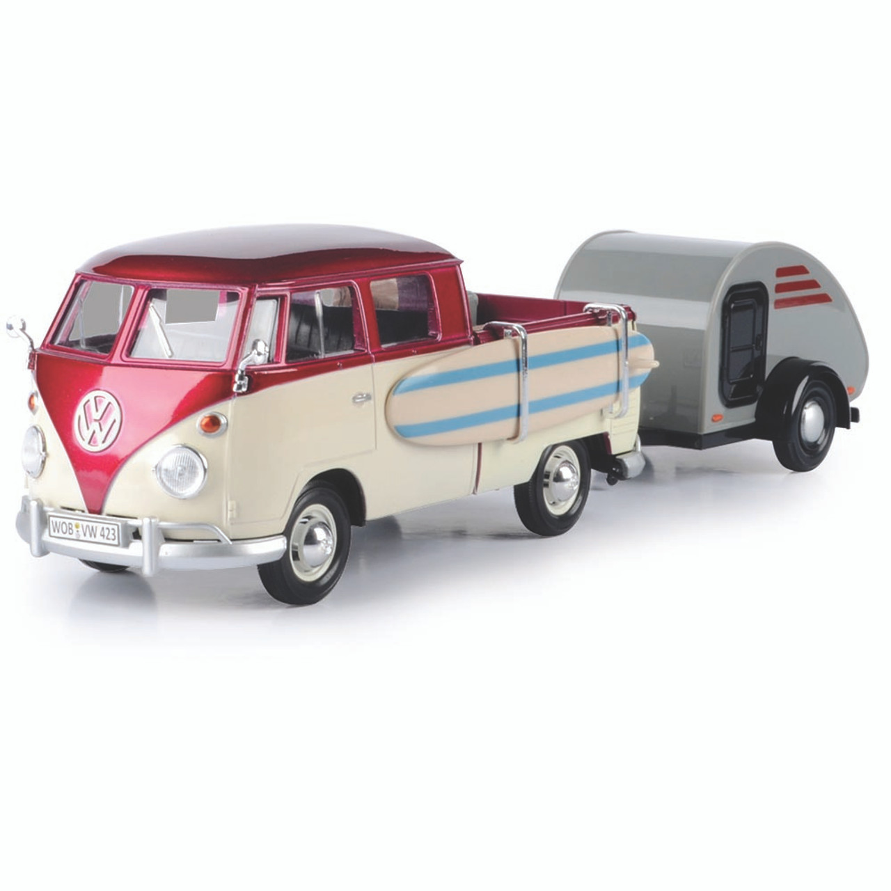 ミニカー Auroramode RWB964 VW-T1 trailer set Trailer Set - VW T1 + RWB 964 - FALKEN - black / white