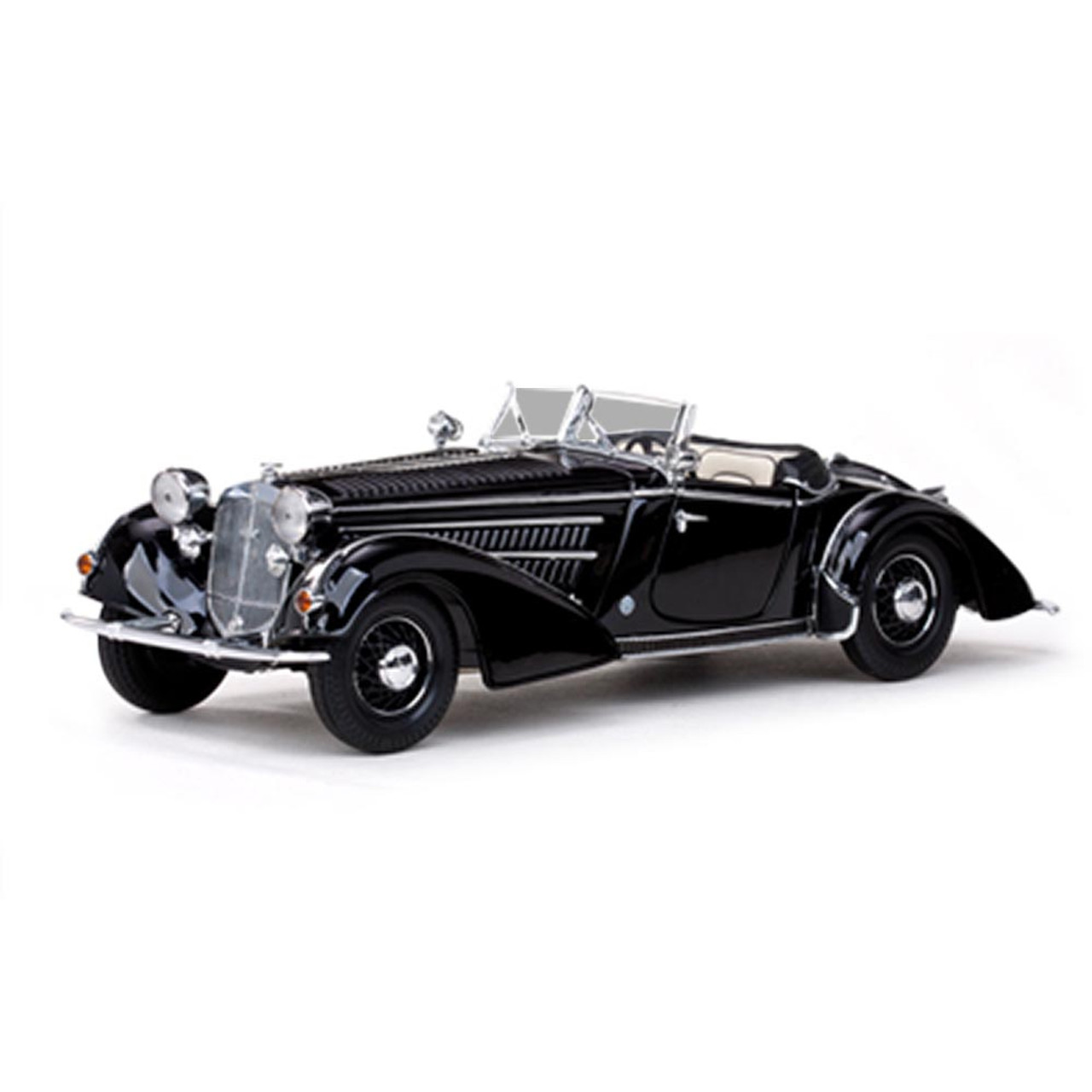 1939 Horch 855 Roadster - Black 1:18 Scale Diecast Model by