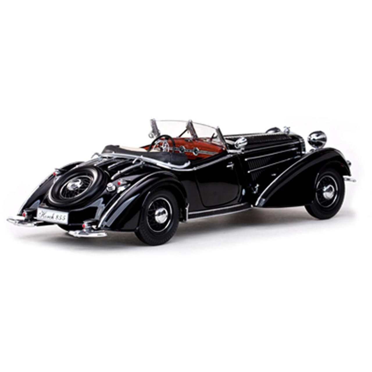 1939 Horch 855 Roadster - Black 1:18 Scale Diecast Model by