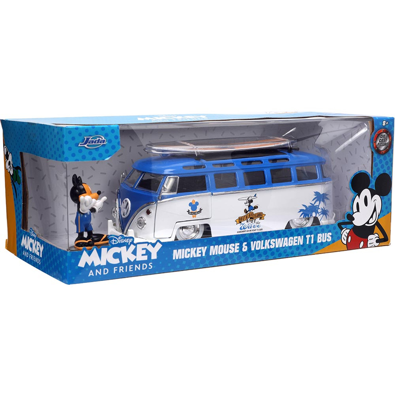 1962 VW Bus with Mickey Mouse Figure Disney Hollywood Rides