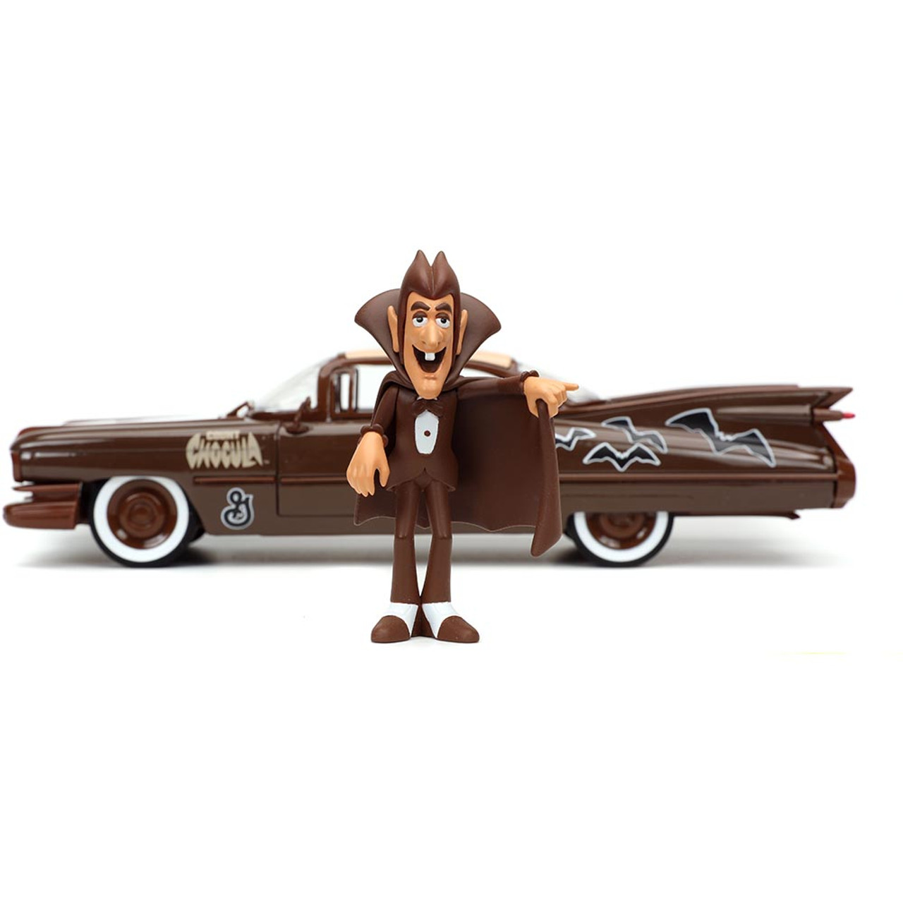 JADA Count Chocula 1959 キャデラック 1959 Cadillac Coupe DeVille w/ Count Chocula Figurine, Brown