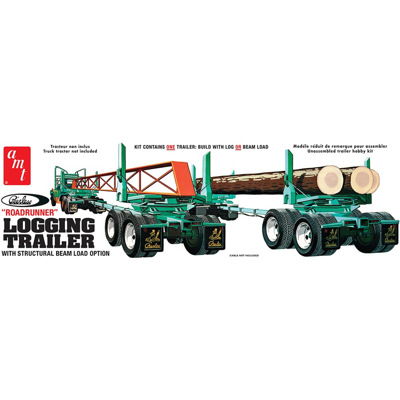 その他 AMT LOGGING TRAILER 1/25 AMT 1/25 Peerless Logging Trailer – Anchorage House of Hobbies