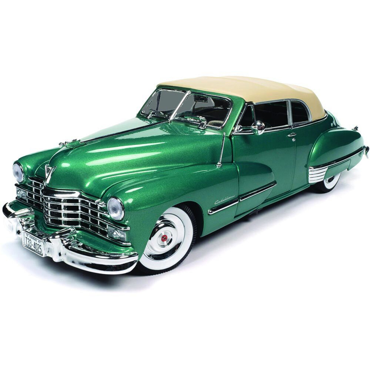 1947 Cadillac Series 62 Cabriolet - Ardsley Green 1:18 Scale Diecast Model  Car by Auto World