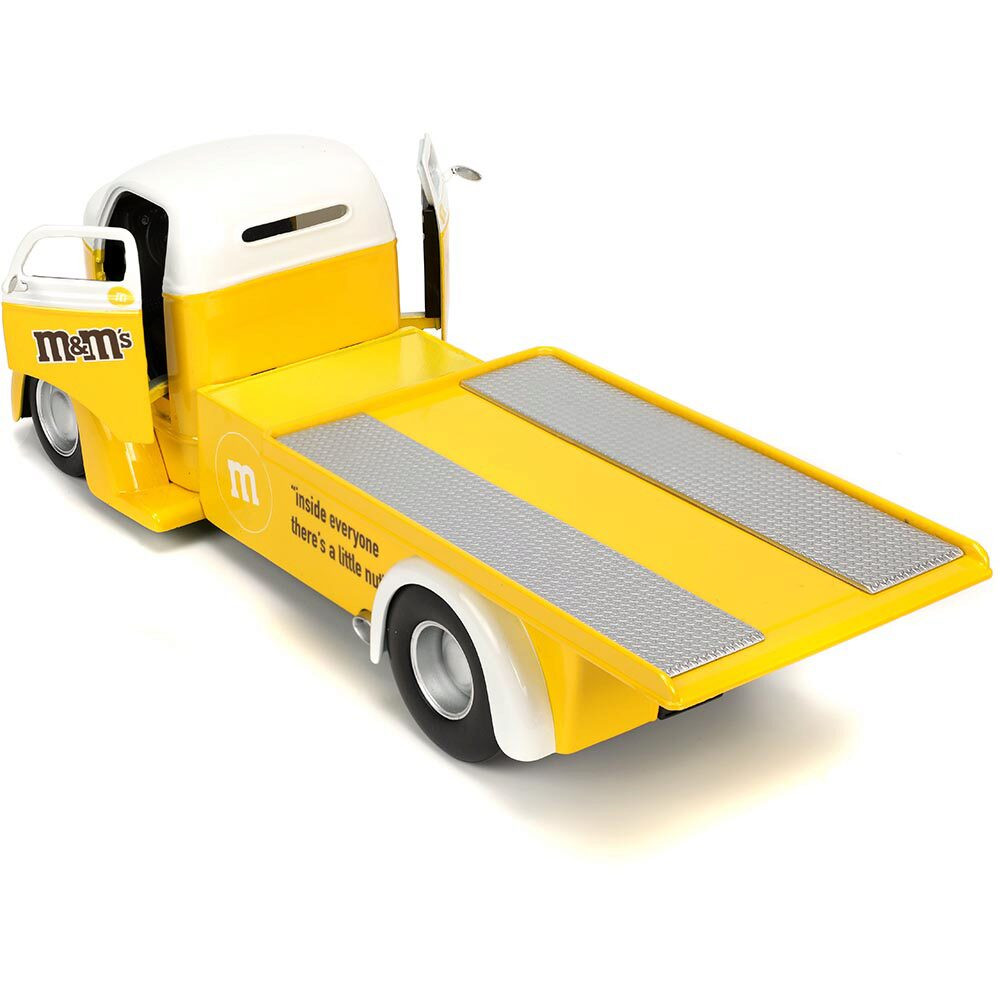 M&m’s yellow& 1974 Ford coe flatbed 黄色 Amazon.com: Jada M&M's 1:24 1947 Ford COE Flatbed Die-cast Car
