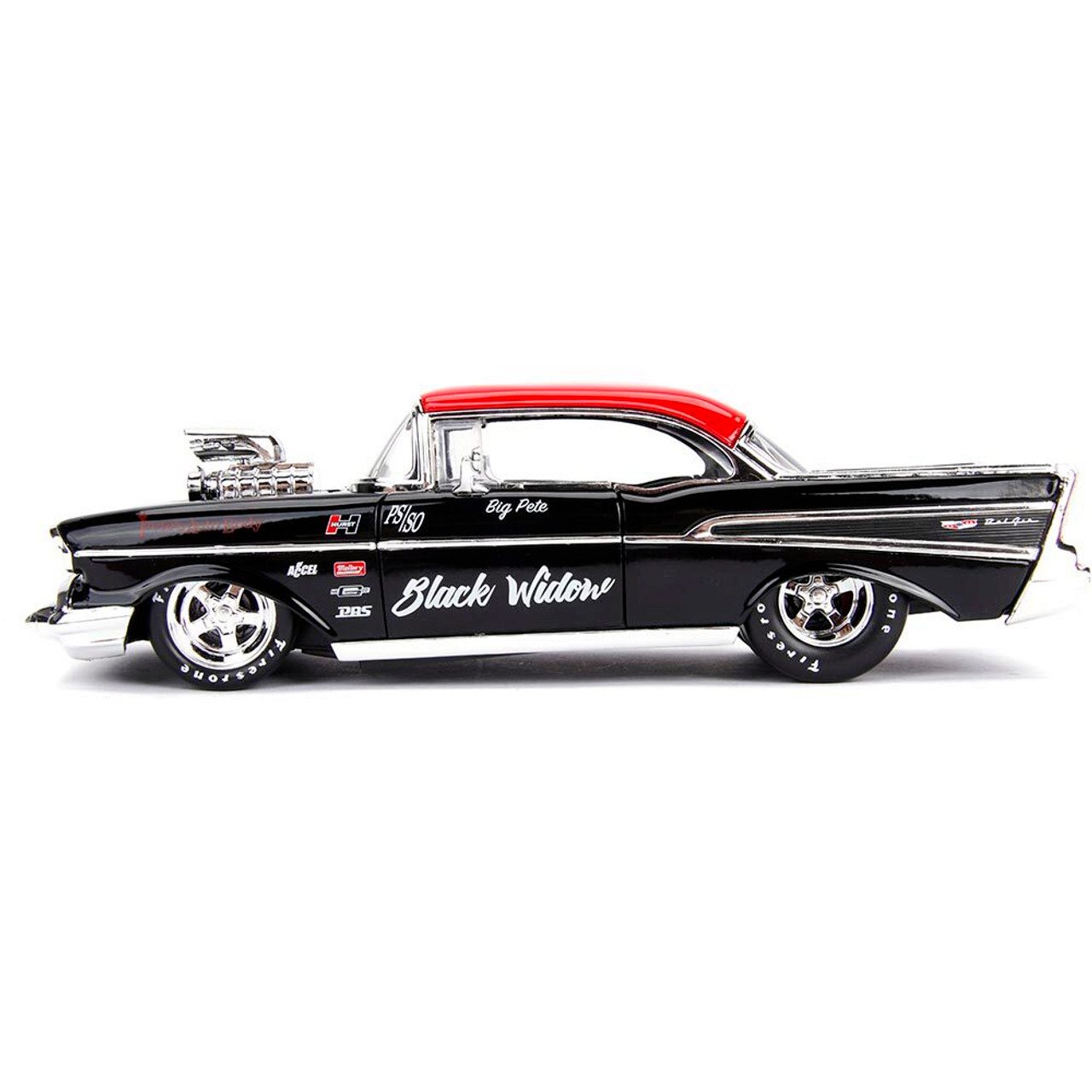 1957 Chevy Bel Air Big Time Muscle Diecast Model Car | Jada Toys