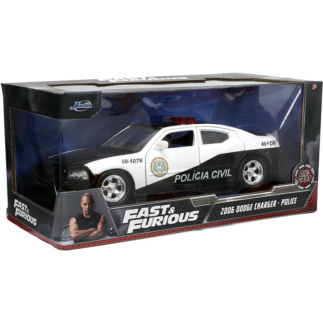 2006 Dodge Charger Police Fast & Furious Diecast Model Car | Jada Toys