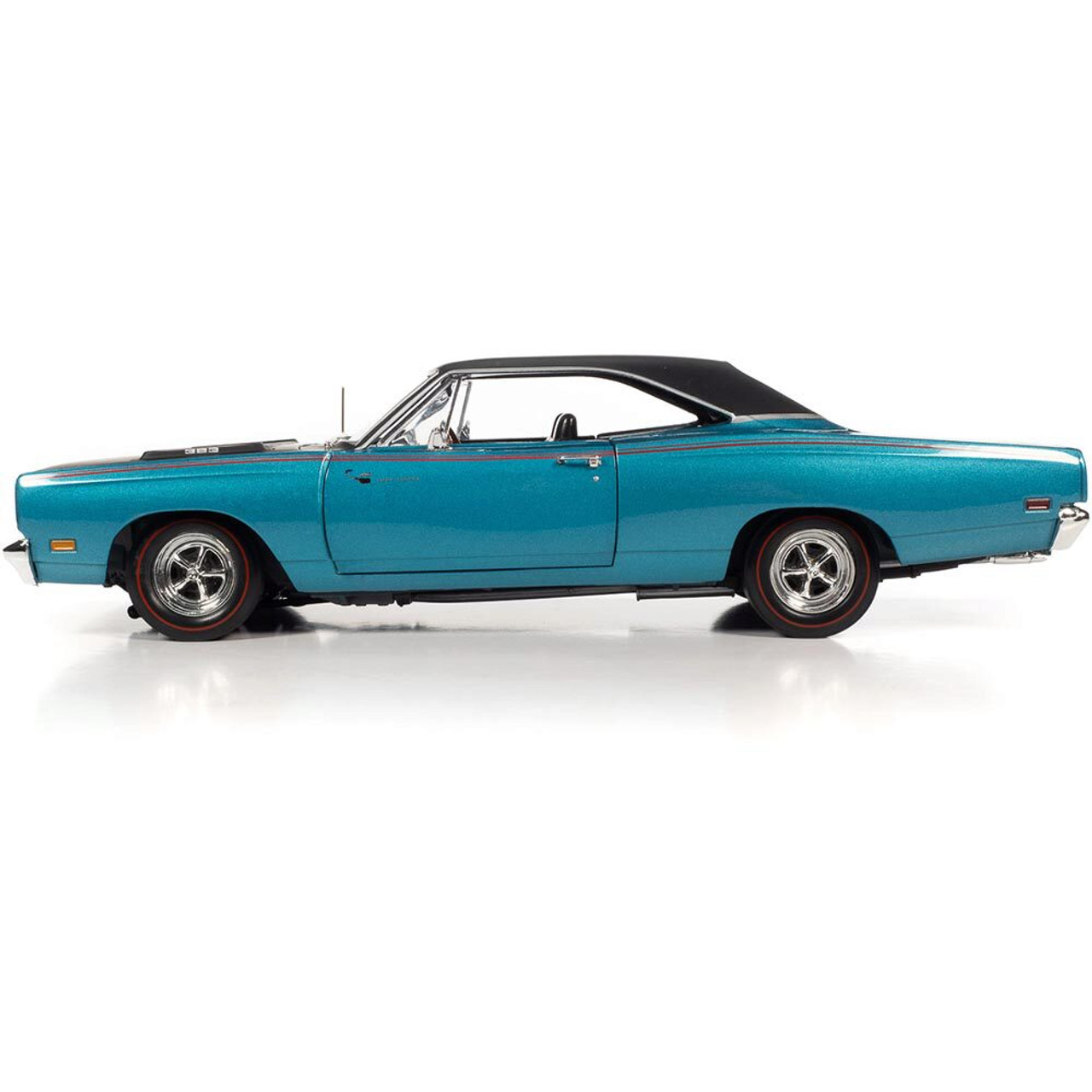 1969 Plymouth Roadrunner 1:18 ダイキャスト 1/18 Auto World 1969 Plymouth Road Runner Seafoam Turquoise