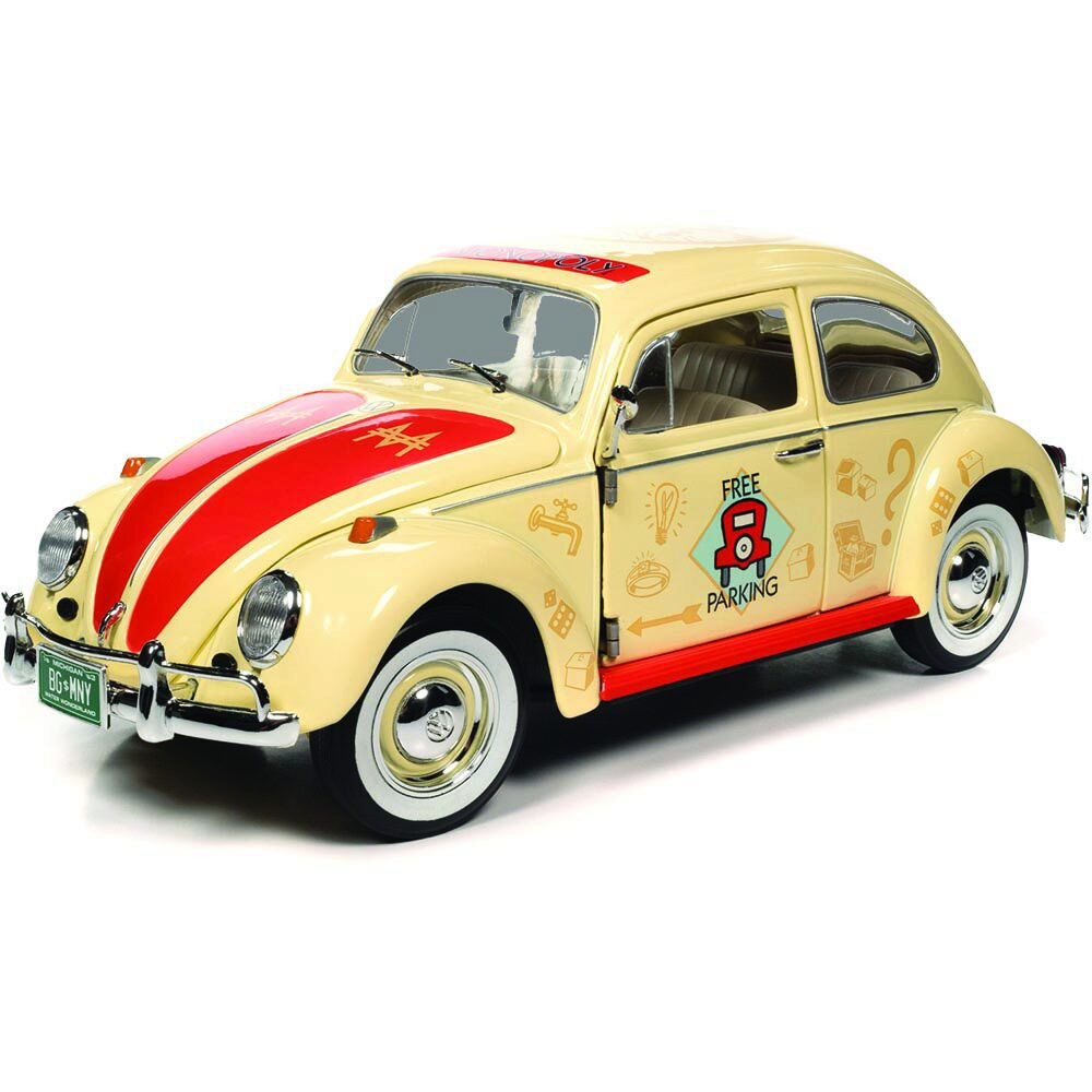 1963 Volkswagen Beetle Monopoly Free Parking Yellow | Auto World