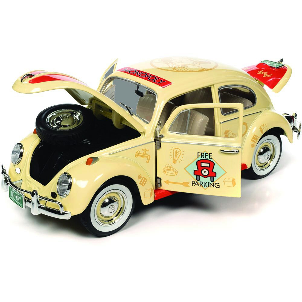 1963 Volkswagen Beetle Monopoly Free Parking Yellow | Auto World