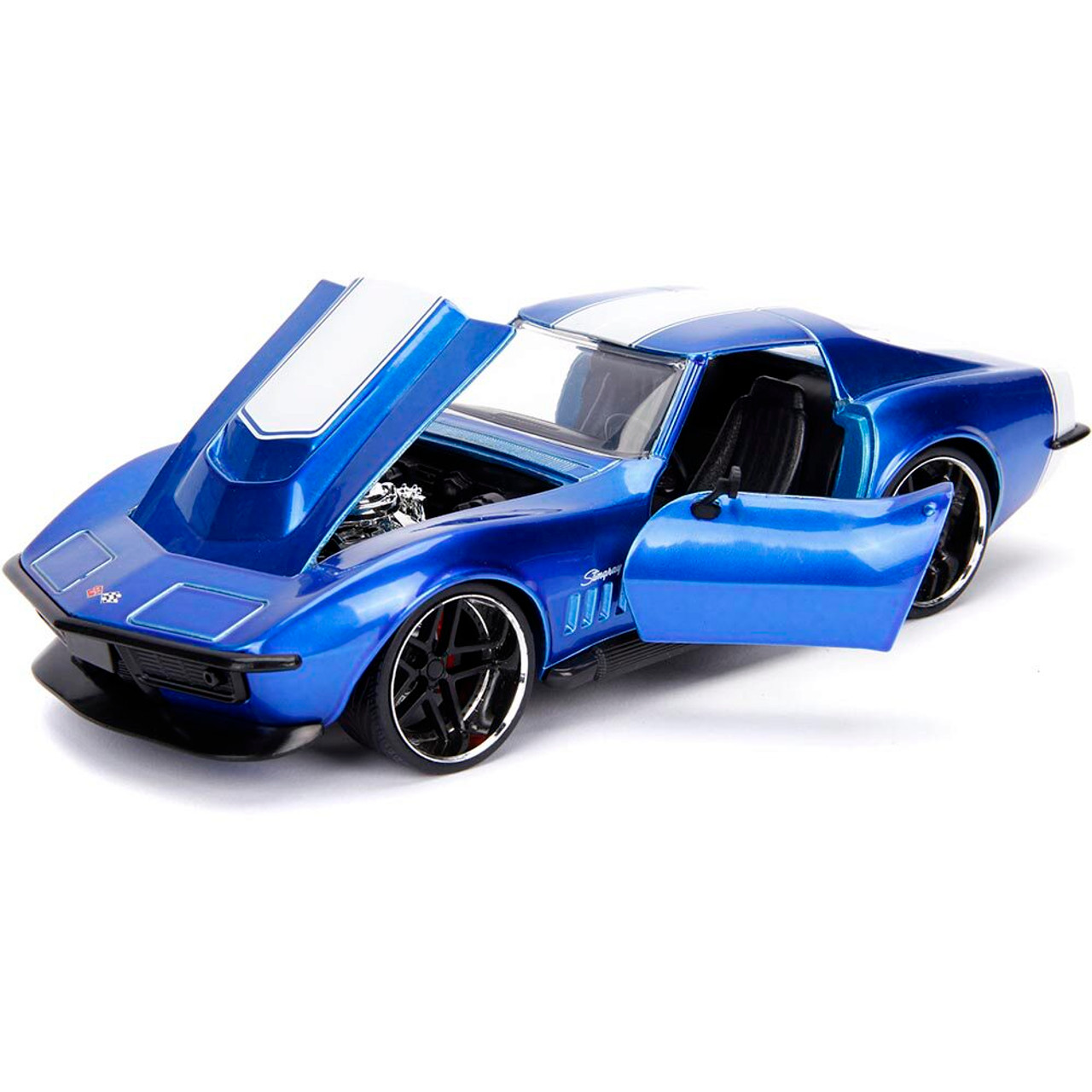 1969 Corvette Stingray Big Time Muscle Diecast Model Car