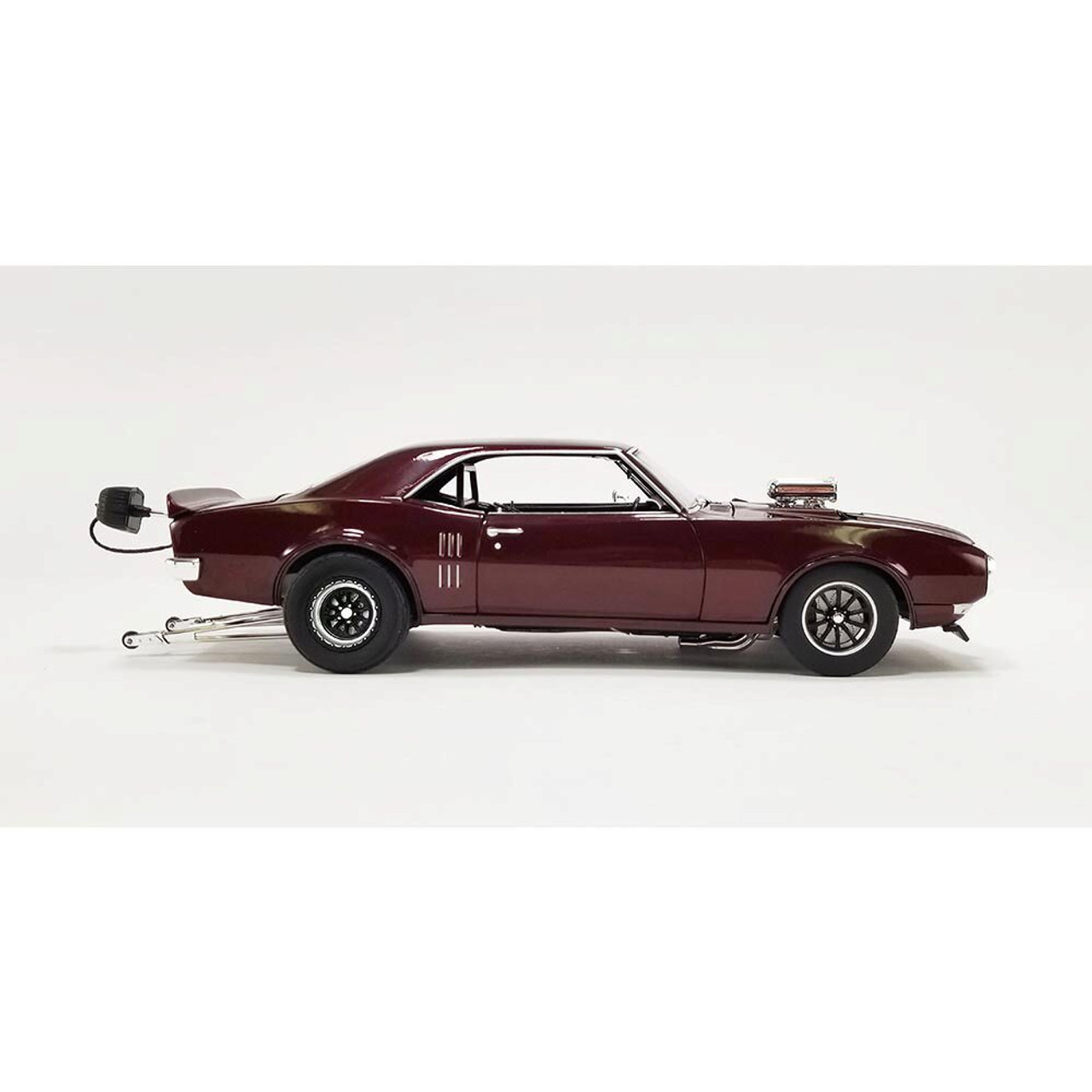 1968 Pontiac Firebird Drag Outlaw - Custom Maroon Metallic 1:18