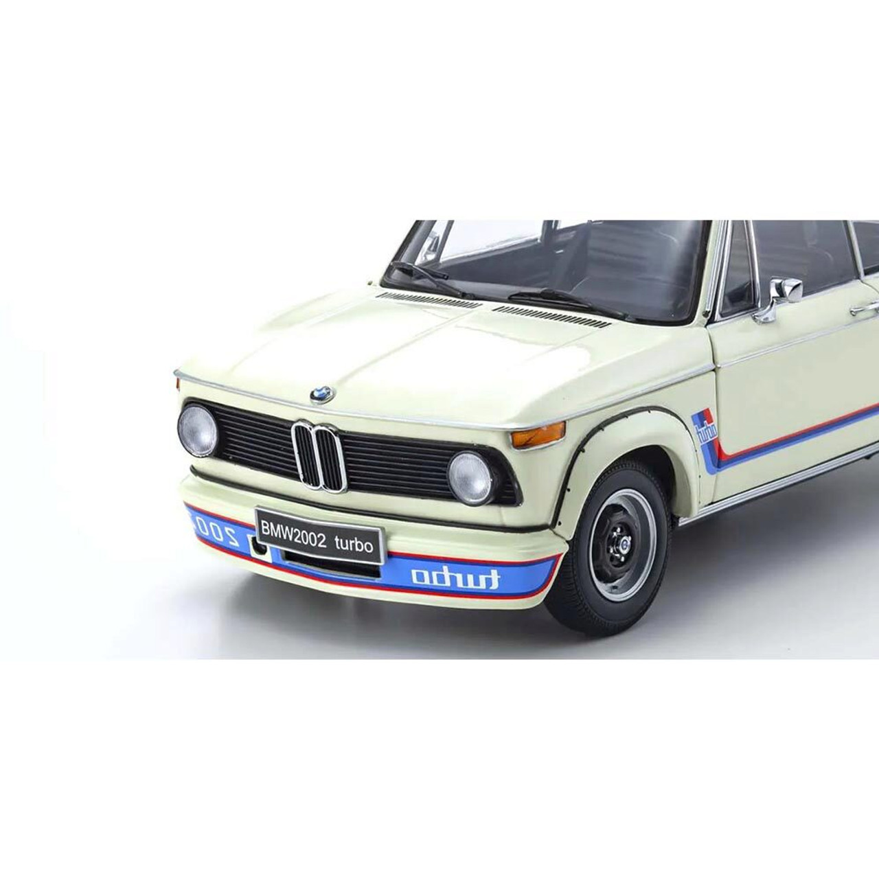 BMW 2002 Turbo - White 1:18 Scale Diecast Replica Model by Kyosho