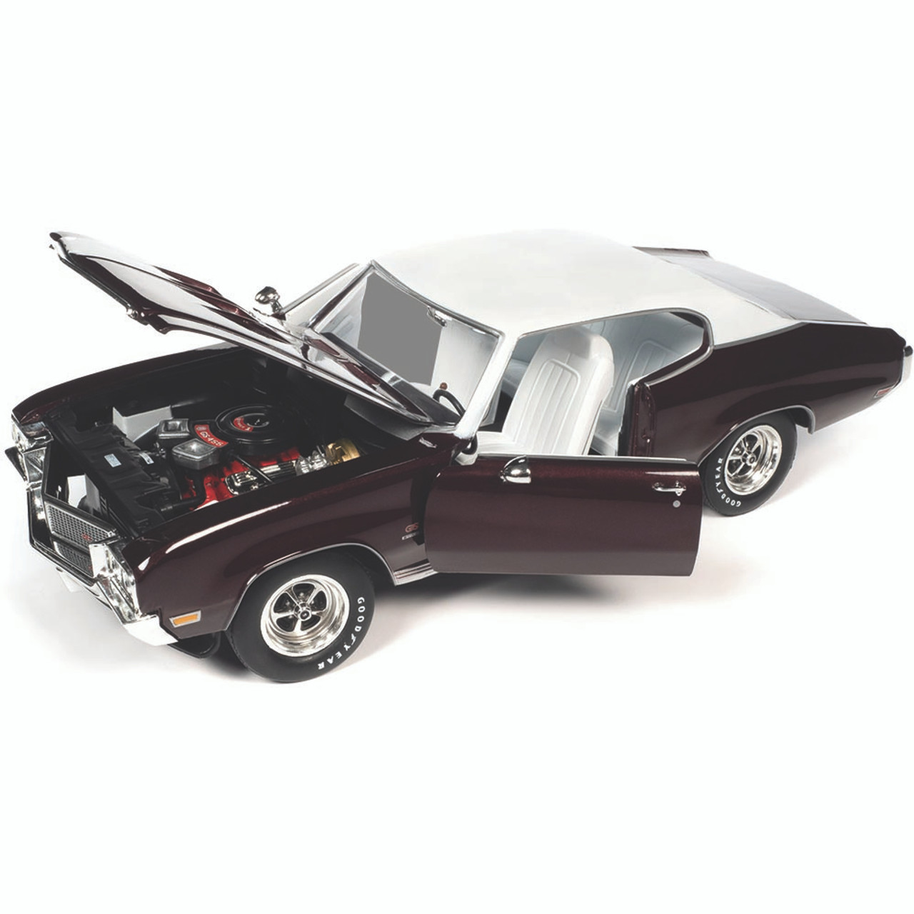 1970 Buick GS Stage 1 Hardtop (MCACN) - Burgundy Mist 1:18