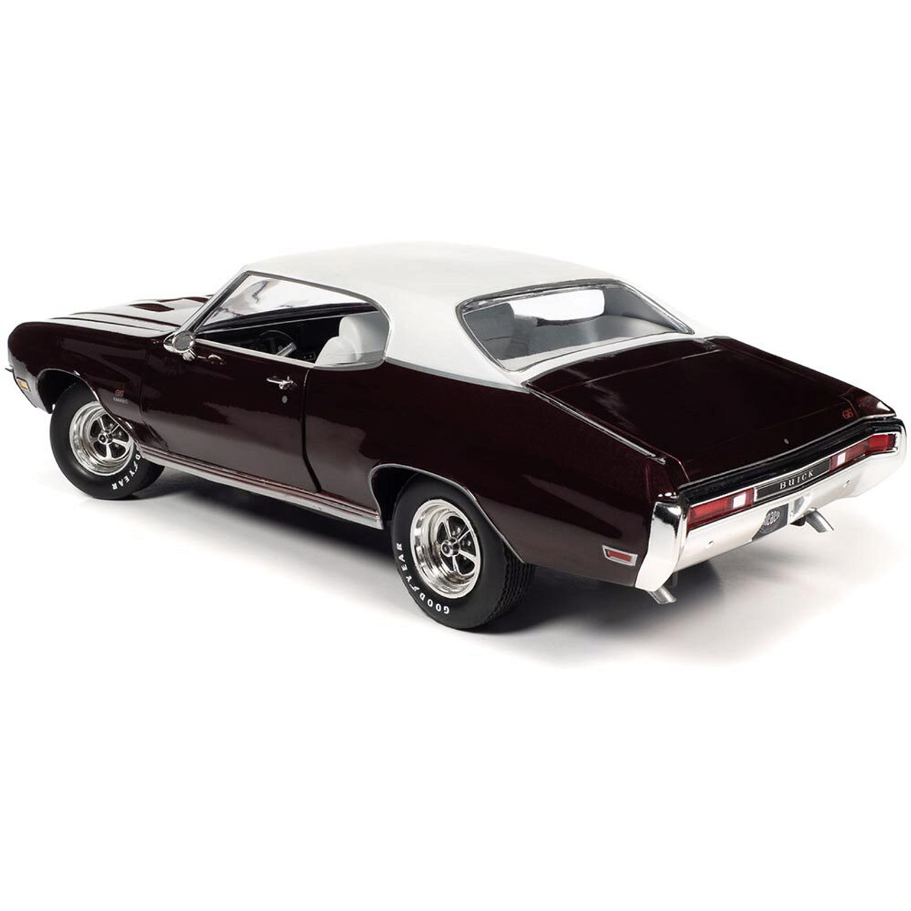 1970 Buick GS Stage 1 Hardtop (MCACN) - Burgundy Mist 1:18 Scale Diecast  Model Car by American Muscle - Ertl