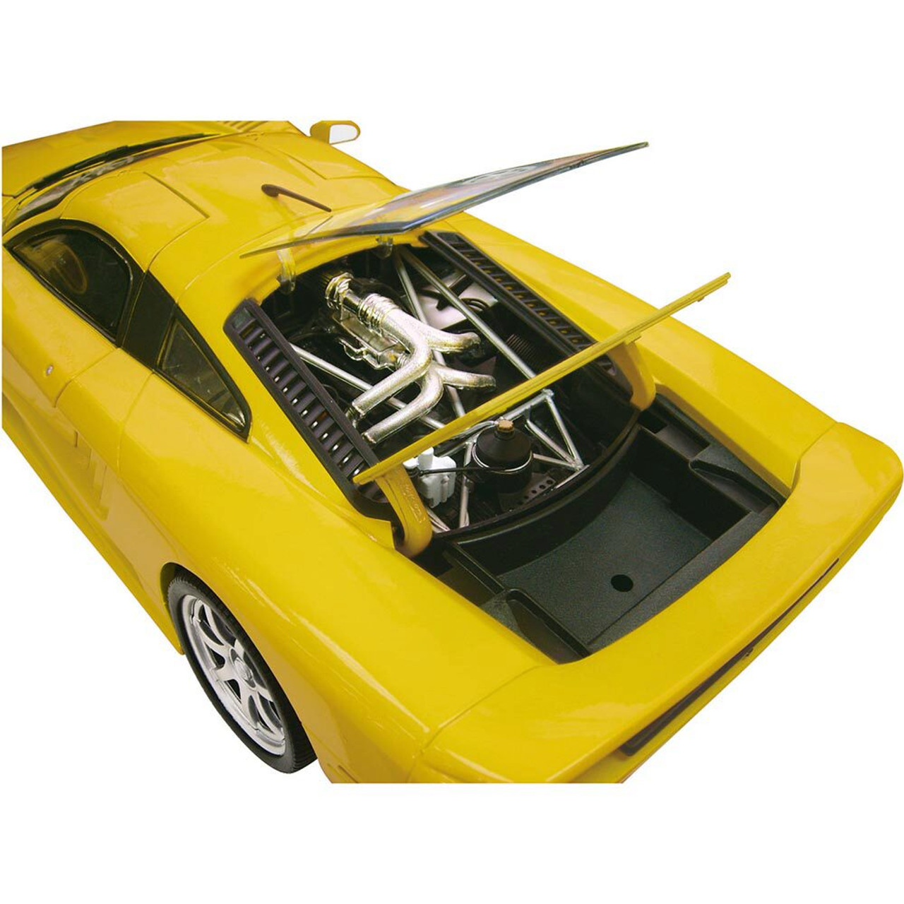 Saleen S7 Twin Turbo - Yellow 1:12 Scale Diecast Model Car by Motormax