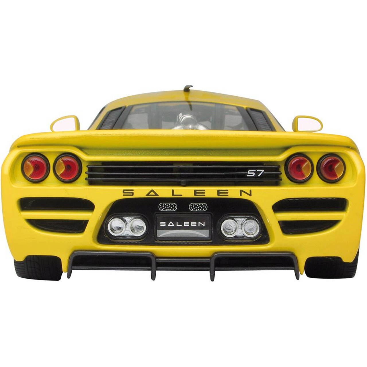 Saleen S7 Twin Turbo - Yellow 1:12 Scale Diecast Model Car by Motormax