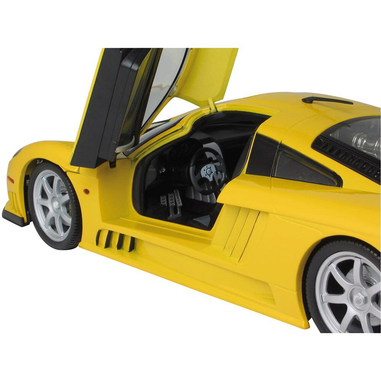 Saleen S7 Twin Turbo - Yellow 1:12 Scale Diecast Model Car by Motormax