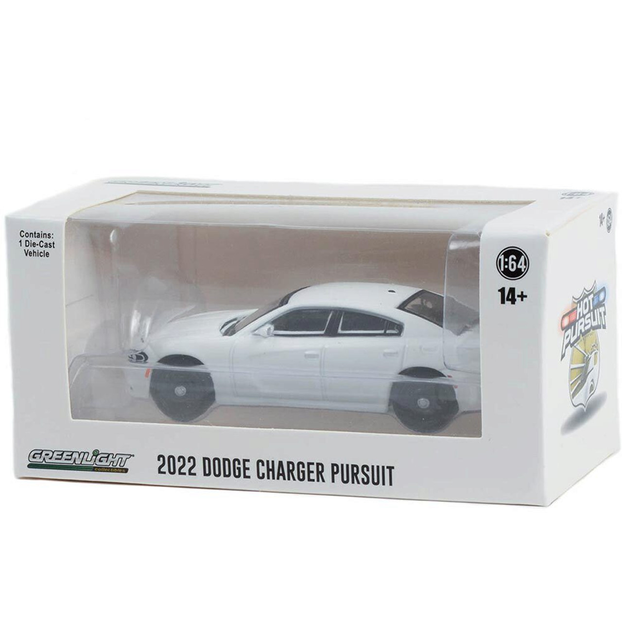 2022 Dodge Charger Pursuit - White 1:64 Scale Diecast Model Car by  Greenlight