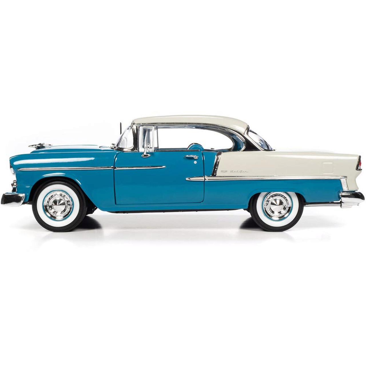 1955 Chevrolet Bel Air Hardtop (Hemmings) Skyline Blue & India Ivory