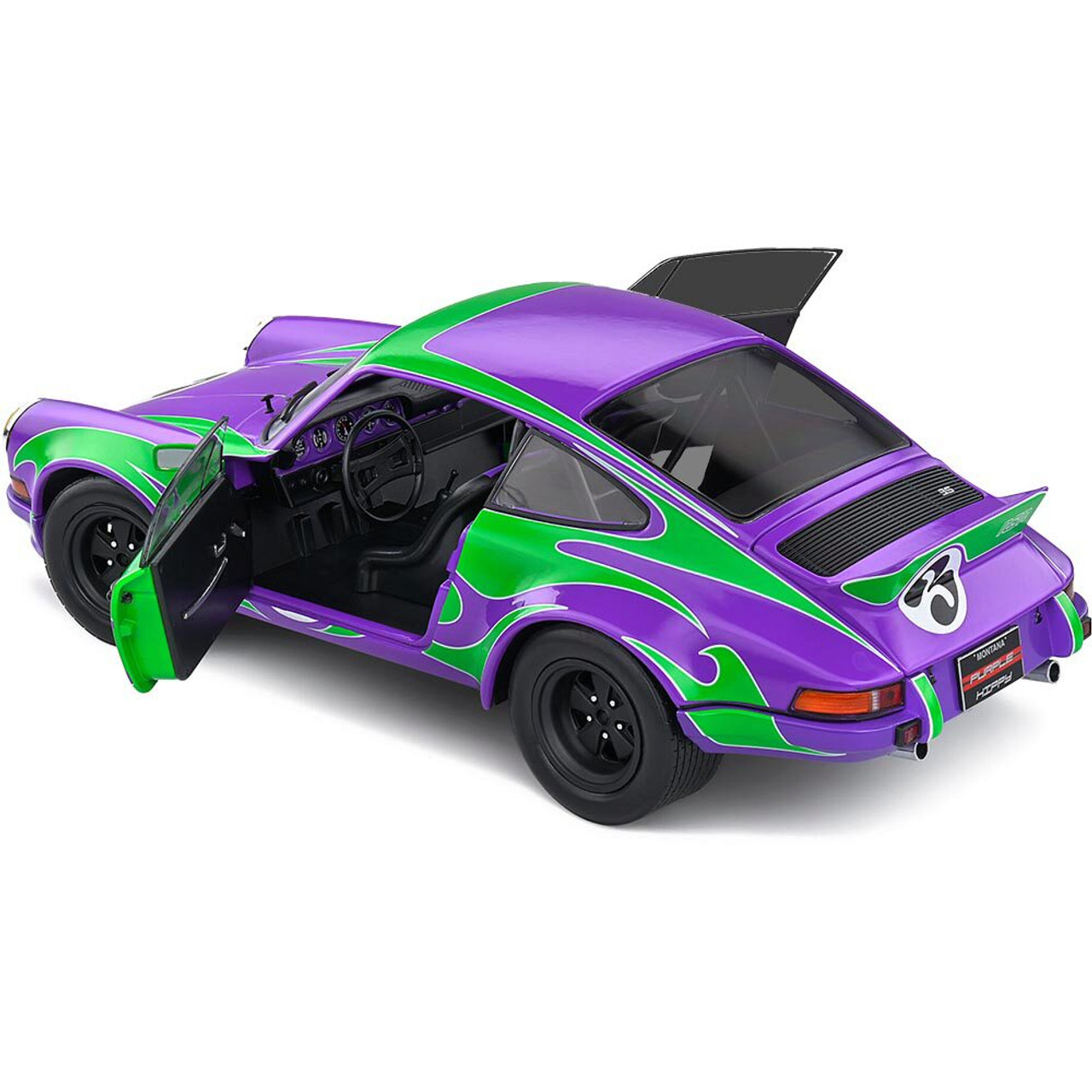 1973 Porsche 911 RSR Purple Hippy Tribute Diecast Model Car | Solido