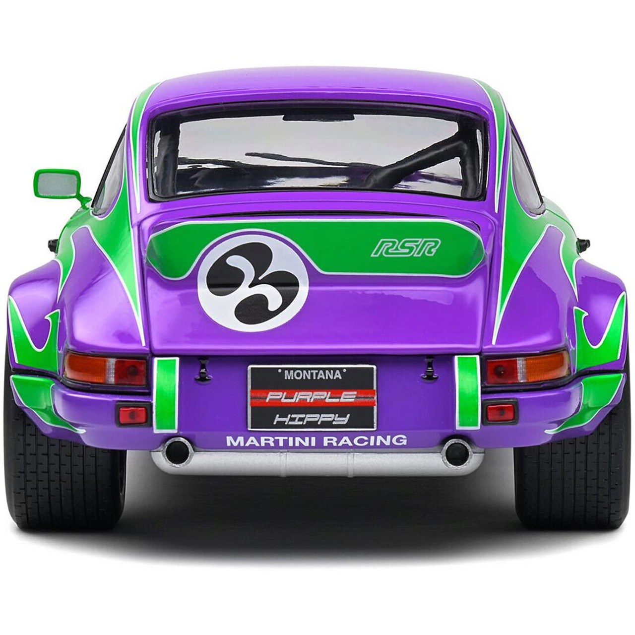 1973 Porsche 911 RSR Purple Hippy Tribute Diecast Model Car | Solido