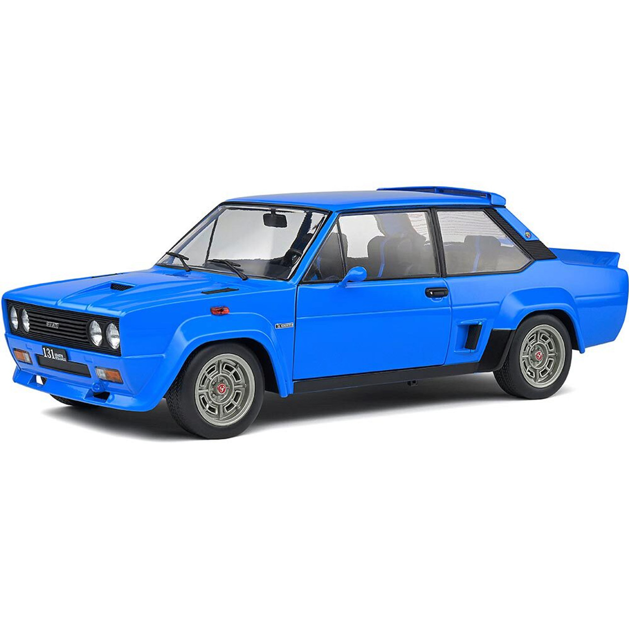 1980 Fiat 131 Abarth Blue Diecast Model Car
