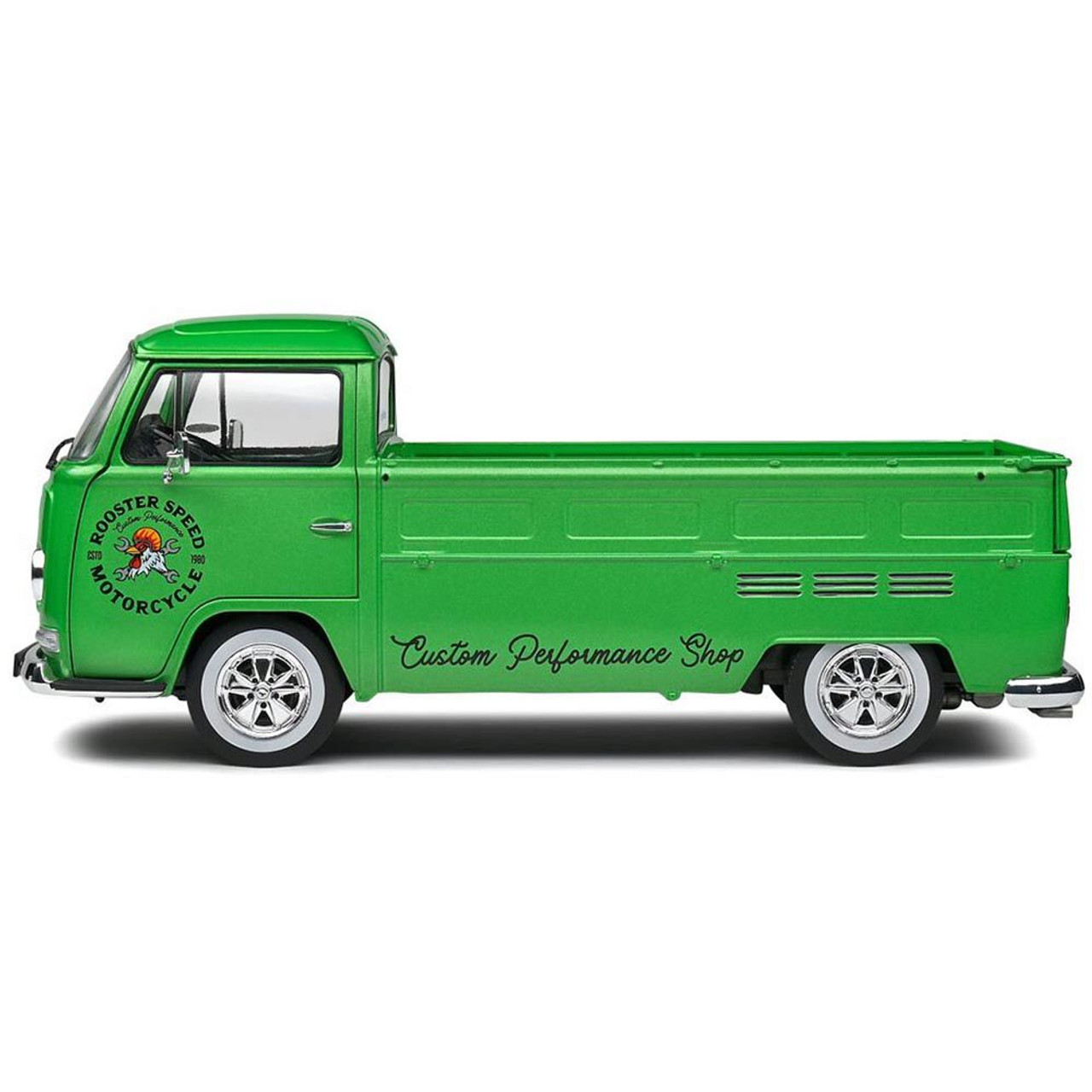 1968 Volkswagen T2 Pick-Up - Custom Green 1:18 Scale Diecast Model